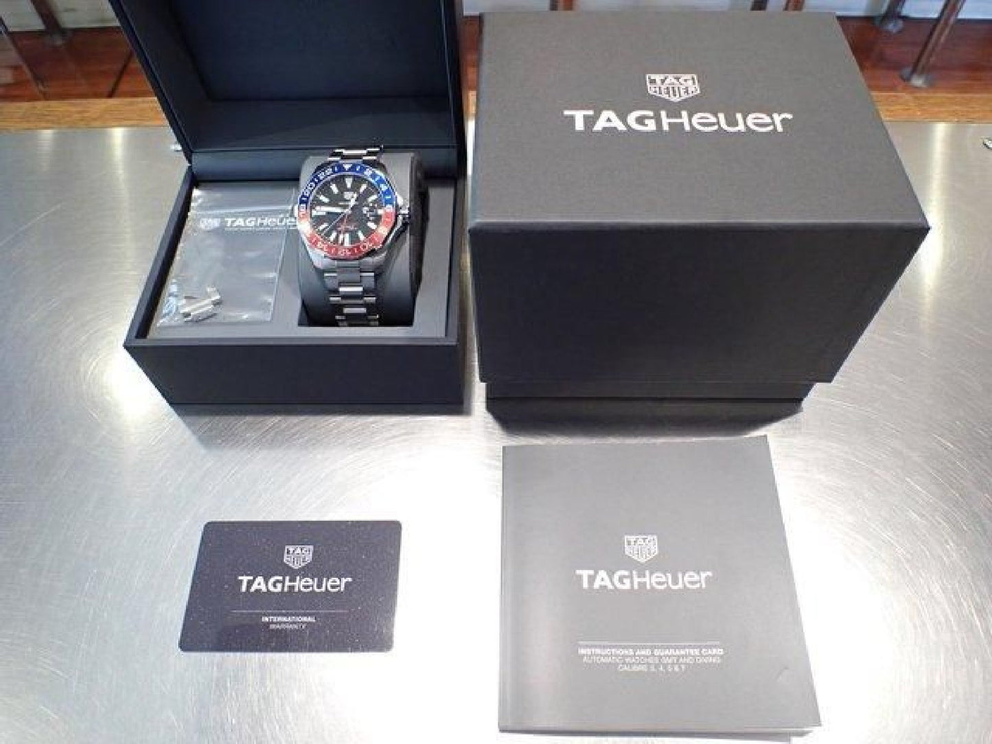 TAG HEUER Aquaracer Calibre7 GMT 43 MM '21 Heren 180304927 hannari-shop