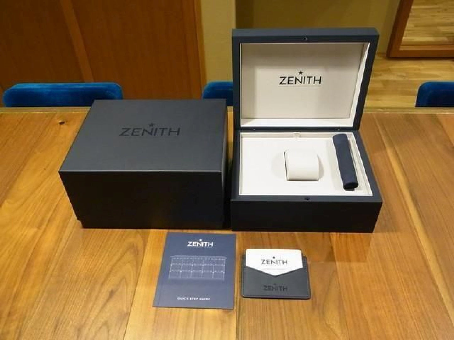 ZENITH Chrono Master Revival El Primero A385 Gradation brown Genuine goods Mens 191604864 hannari-shop