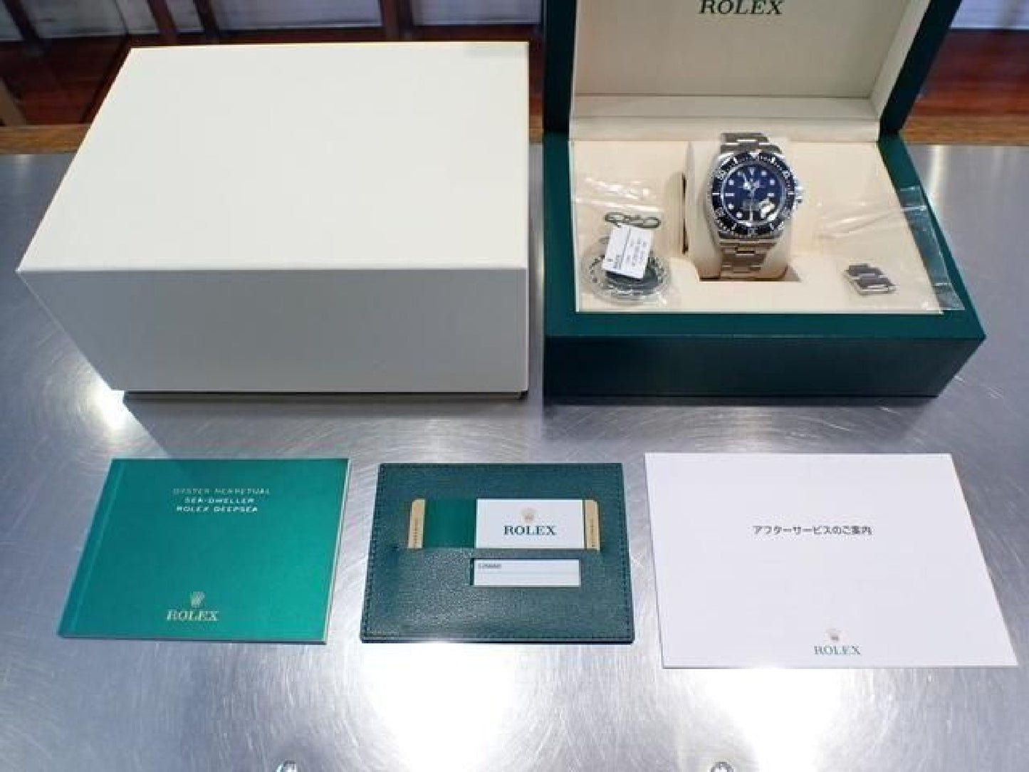 ROLEX Sea-Dweller Deepsea D blue Dial 126660 '18 Genuine goods Mens 191866311 hannari-shop