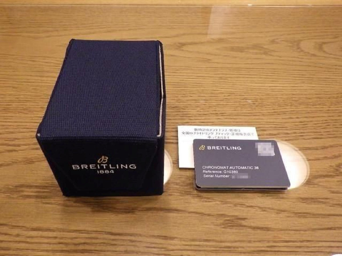 BREITLING Chrono Mat Automatic 36 ijsblauwe wijzerplaat G10380591C1G1 heren 192398303 hannari-shop