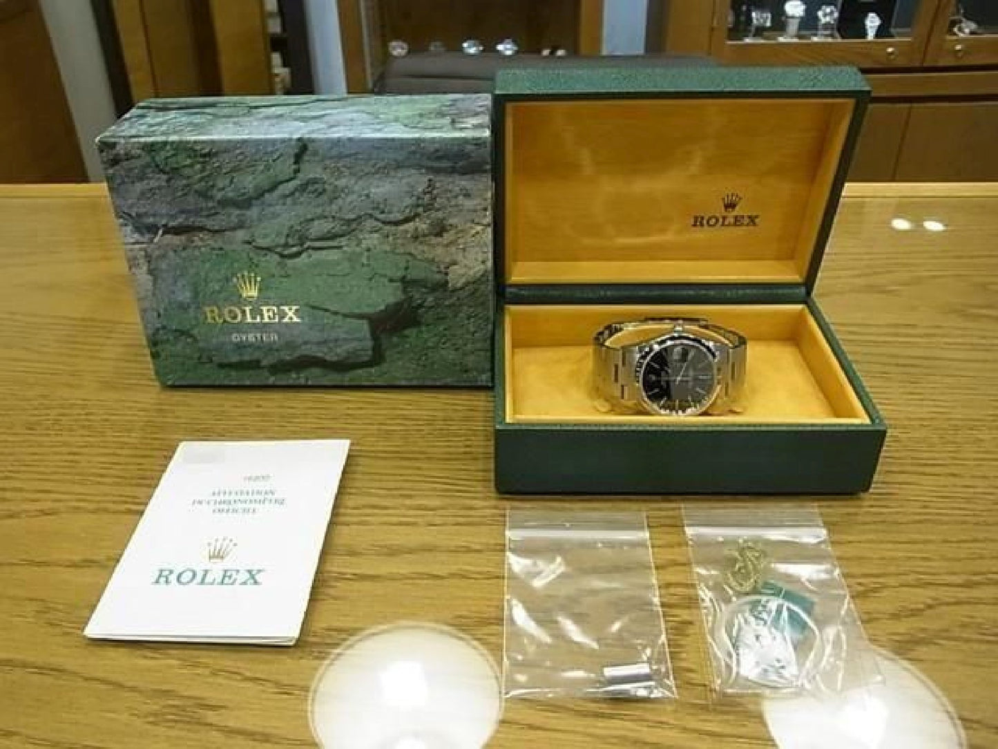 ROLEX Oyster PERPETUAL date black Ref.15200 K series Mens 192509891 hannari-shop