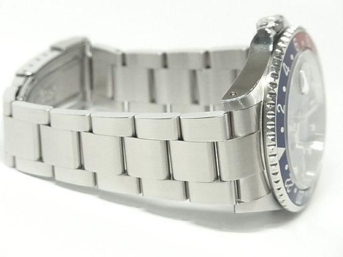 ROLEX GMT MasterII red blue bezel 16710 P series black bezel Mens 193912798 hannari-shop