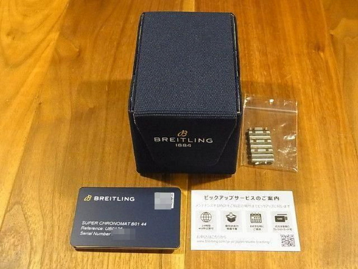 BREITLING Super Chrono Mat B01 44 SS x red gold UB0136 Bracelet Specification Mens 193917457 hannari-shop