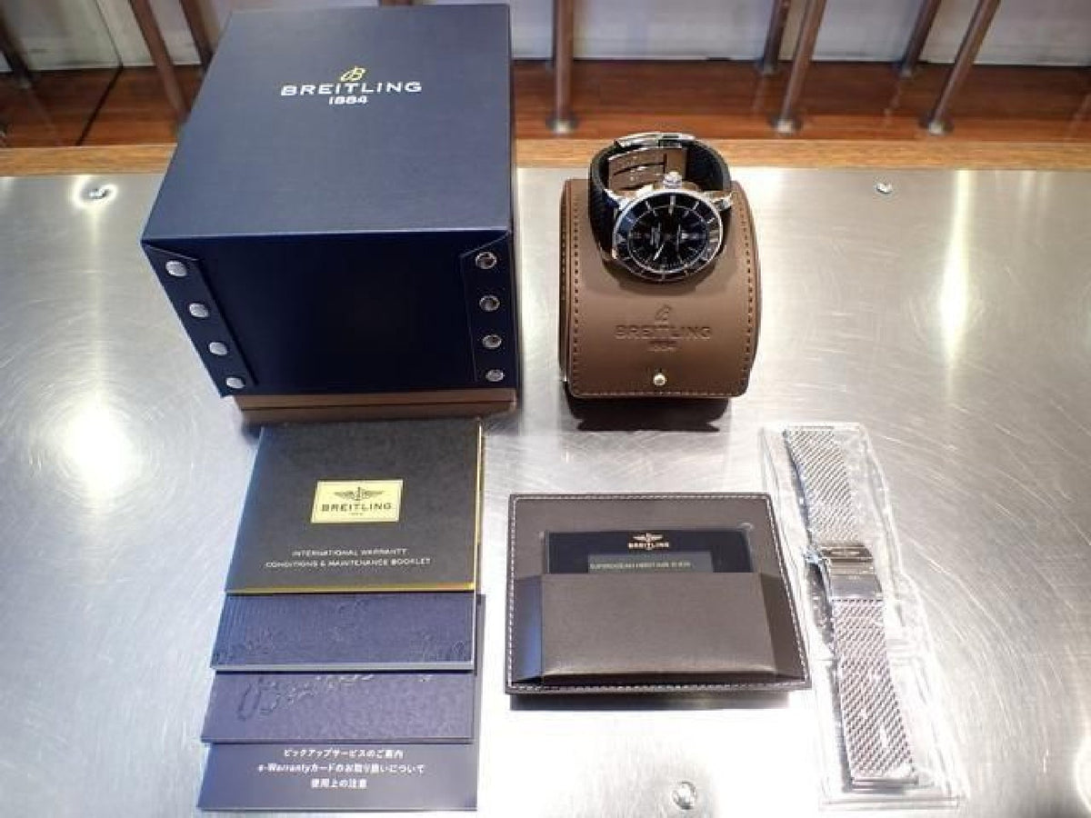 BREITLING Superocean Heritage B20 Automatic 46 black rubber+ Bracelet AB2020121B1S1 Mens 194190600 hannari-shop
