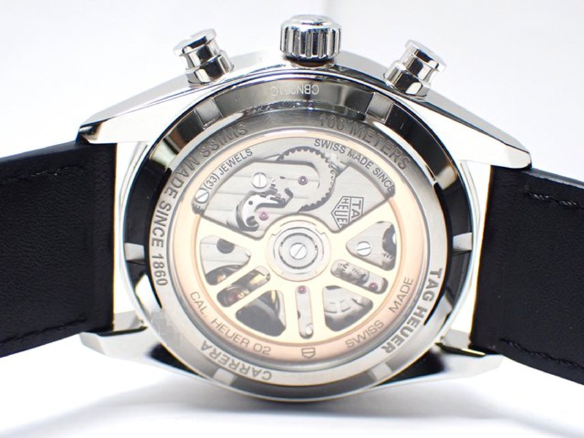 TAG HEUER Carrera Calibre02 Chronograaf oranje gradatie Origineel heren 174751870 hannari-shop
