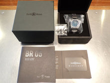 BELL & ROSS BELL&ROSS BR05 transparent blue world Limited5 00 40 MM Mens 178955468 hannari-shop