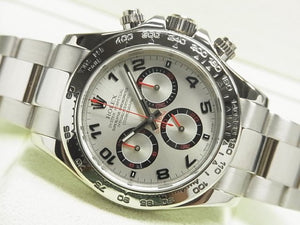 ROLEX Daytona 18K white gold silverAR Ref.116509 Z series Mens 181289835 hannari-shop