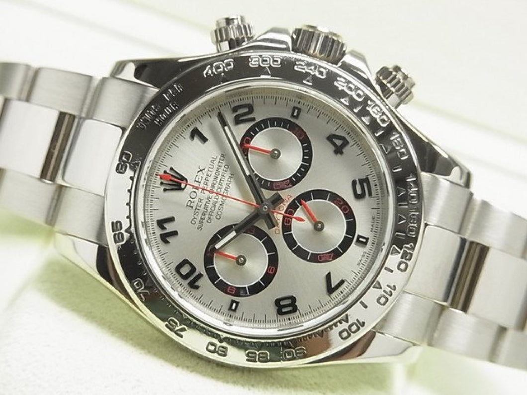 ROLEX Daytona 18K white gold silverAR Ref.116509 Z series Mens 181289835 hannari-shop