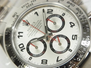 ROLEX Daytona 18K white gold silverAR Ref.116509 Z series Mens 181289835 hannari-shop