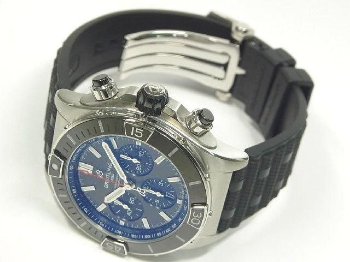 BREITLING Super Chrono Mat B01 44 zwarte wijzerplaat '23 gekocht heren 182405256 hannari-shop