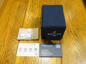 BREITLING Superocean Automatic 44 turquoise blue A17376 Mens 183537117 hannari-shop