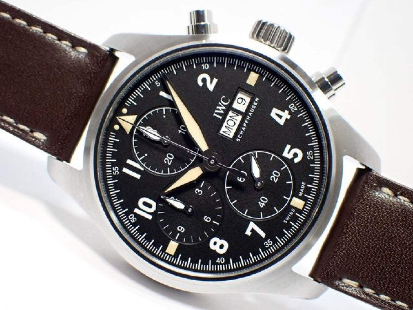 IWC Pilot's watch Chrono Spitfire IW387901 '19 Heren 184053602 hannari-shop