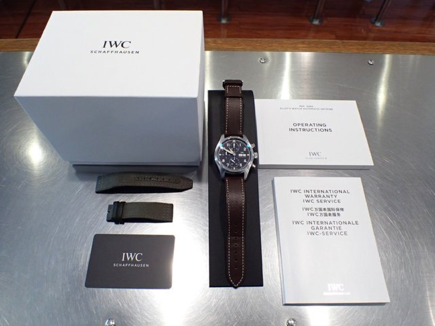 IWC Pilot's watch Chrono Spitfire IW387901 '19 Heren 184053602 hannari-shop