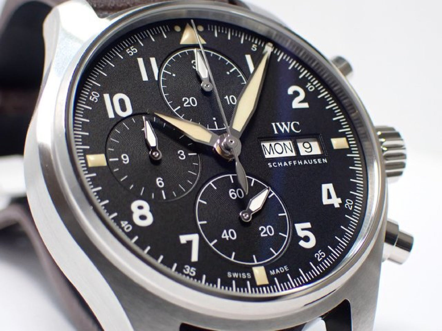 IWC Pilot's watch Chrono Spitfire IW387901 '19 Heren 184053602 hannari-shop