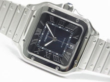 CARTIER Santos de  LM blue WSSA0030 Womens 184507750 hannari-shop