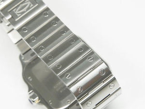CARTIER Santos de  LM blue WSSA0030 Womens 184507750 hannari-shop