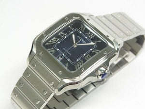 CARTIER Santos de  LM blue WSSA0030 Womens 184507750 hannari-shop