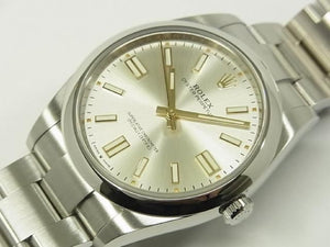 ROLEX Oyster PERPETUAL 41 silver 124300 '25 purchased Mens 186496810 hannari-shop