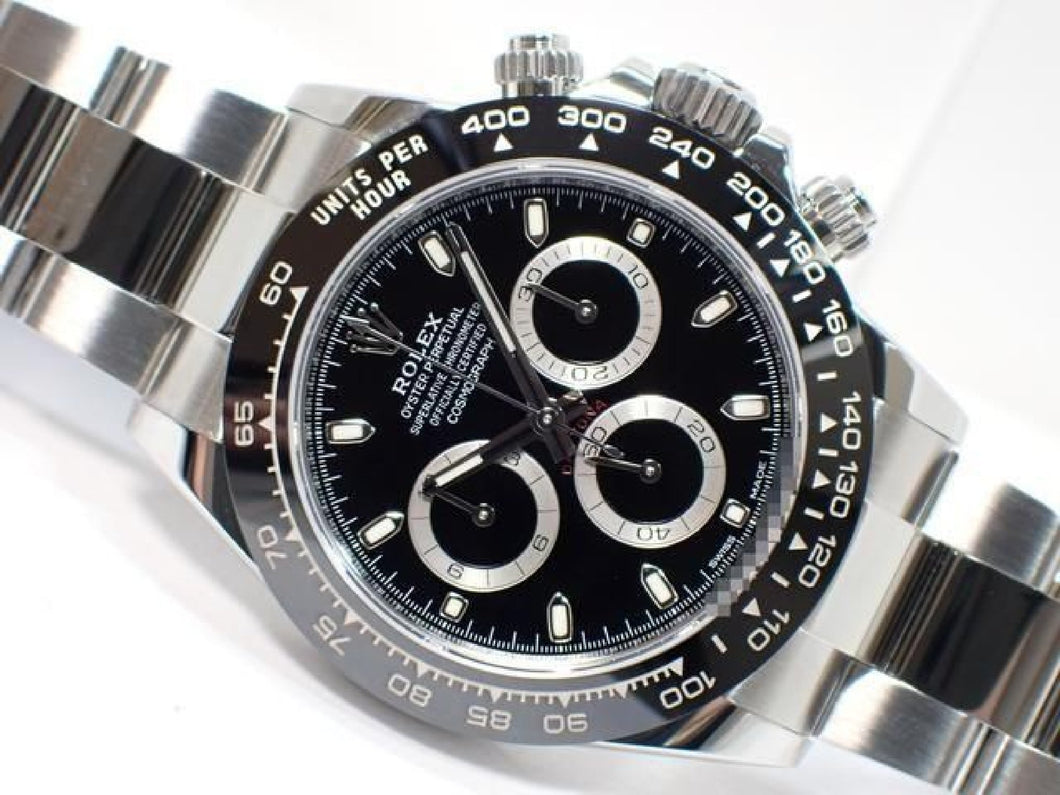 ROLEX Daytona black Dial 116500LN '22 Mens 186502335 hannari-shop