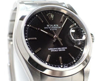 ROLEX PERPETUAL date Ref.15200 Black Index D series '06 Mens 186718939 hannari-shop