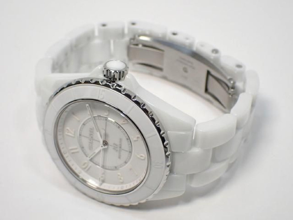 CHANEL J12 Phantom white ceramic 38 MM H6186 '21 Mens 187036743 hannari-shop