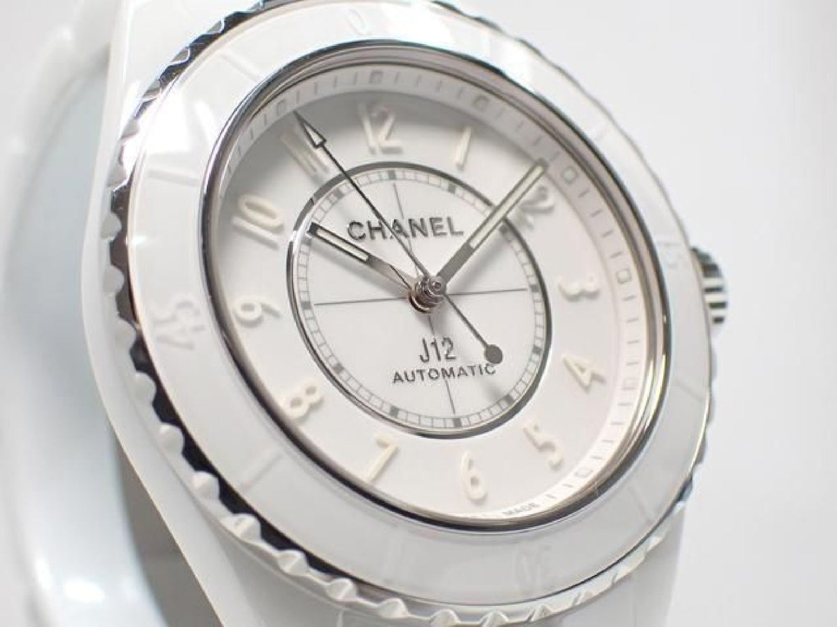 CHANEL J12 Phantom white ceramic 38 MM H6186 '21 Mens 187036743 hannari-shop