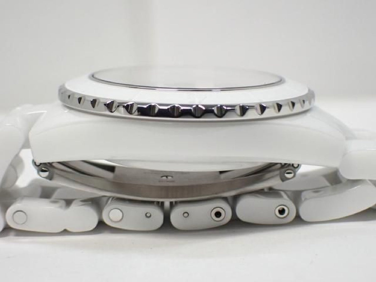 CHANEL J12 Phantom white ceramic 38 MM H6186 '21 Mens 187036743 hannari-shop