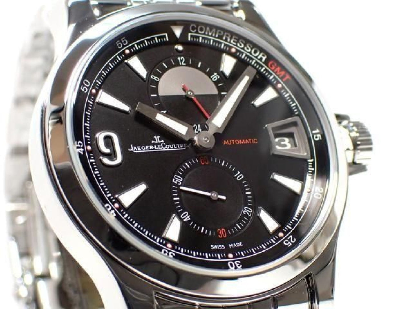 JAEGER LECOULTRE Master Compressor GMT Q1738171 '13 Heren 187949407 hannari-shop