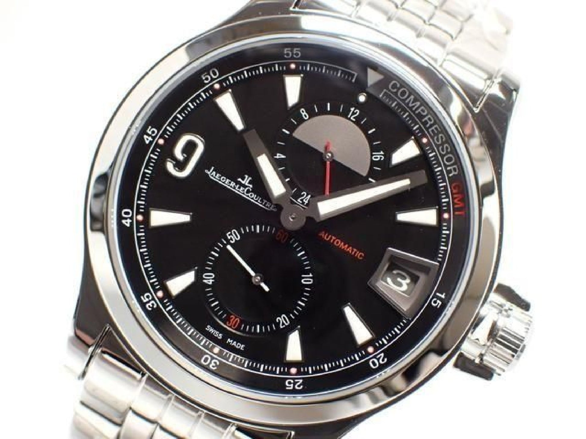 JAEGER LECOULTRE Master Compressor GMT Q1738171 '13 Heren 187949407 hannari-shop