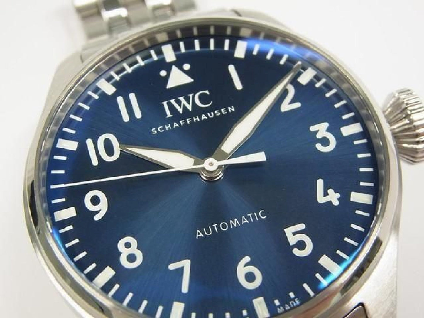 IWC grote Pilotenhorloge 43 blauw IW329304 Heren 188914003 hannari-shop