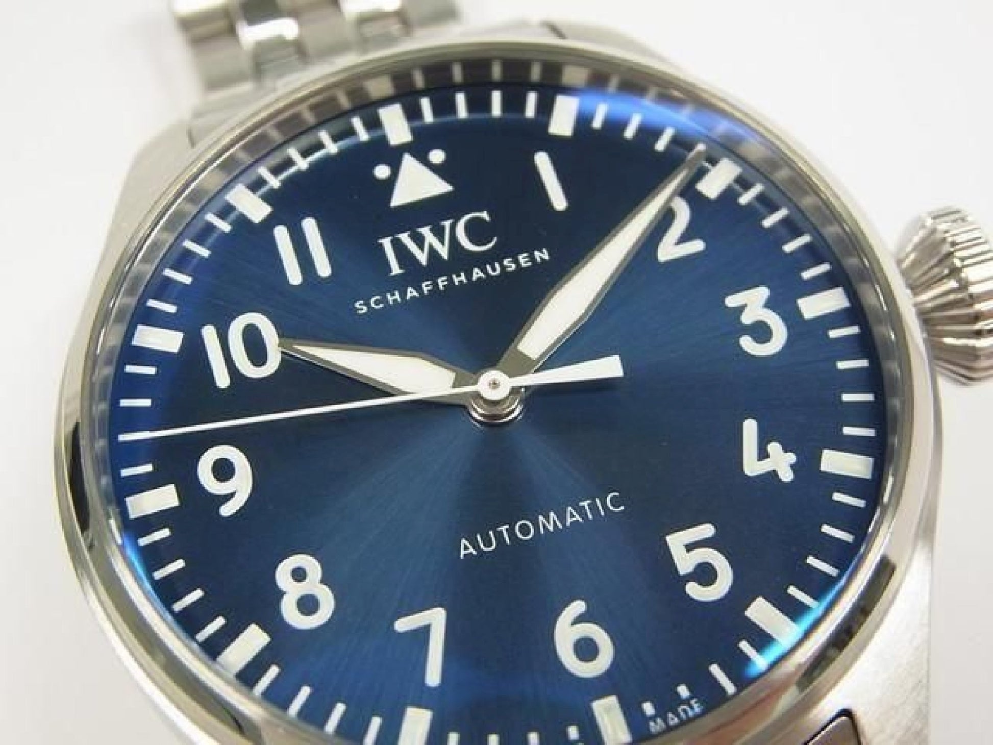 IWC grote Pilotenhorloge 43 blauw IW329304 Heren 188914003 hannari-shop