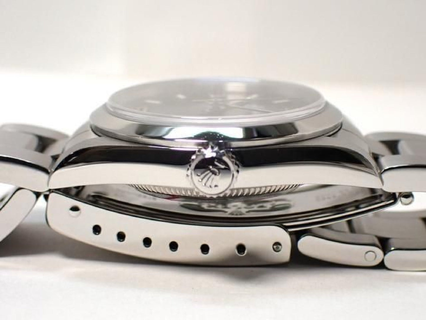 ROLEX Oyster PERPETUAL zwart3 6 9 67480 U-serie '98 Heren 189282561 hannari-shop