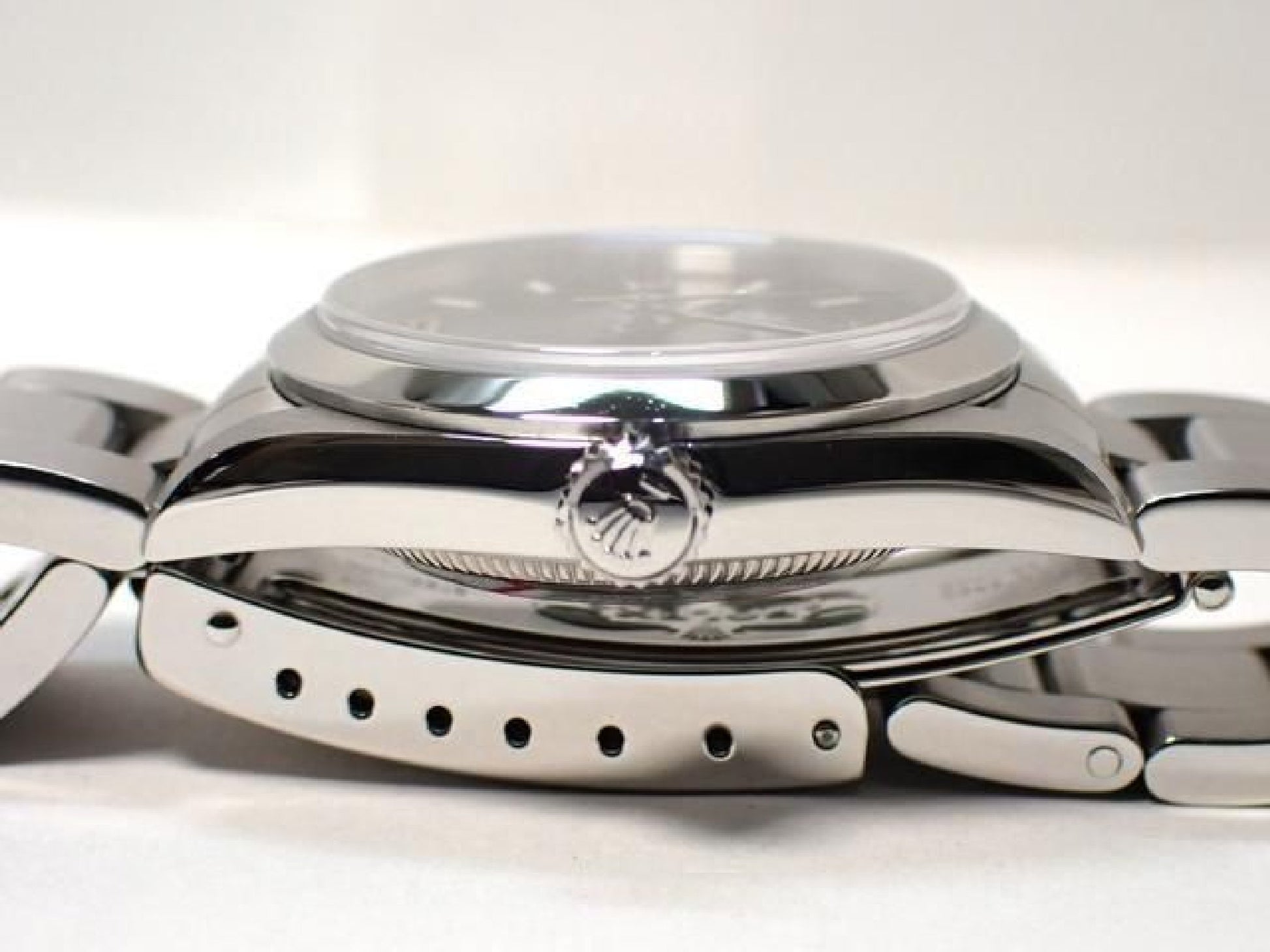 ROLEX Oyster PERPETUAL zwart3 6 9 67480 U-serie '98 Heren 189282561 hannari-shop
