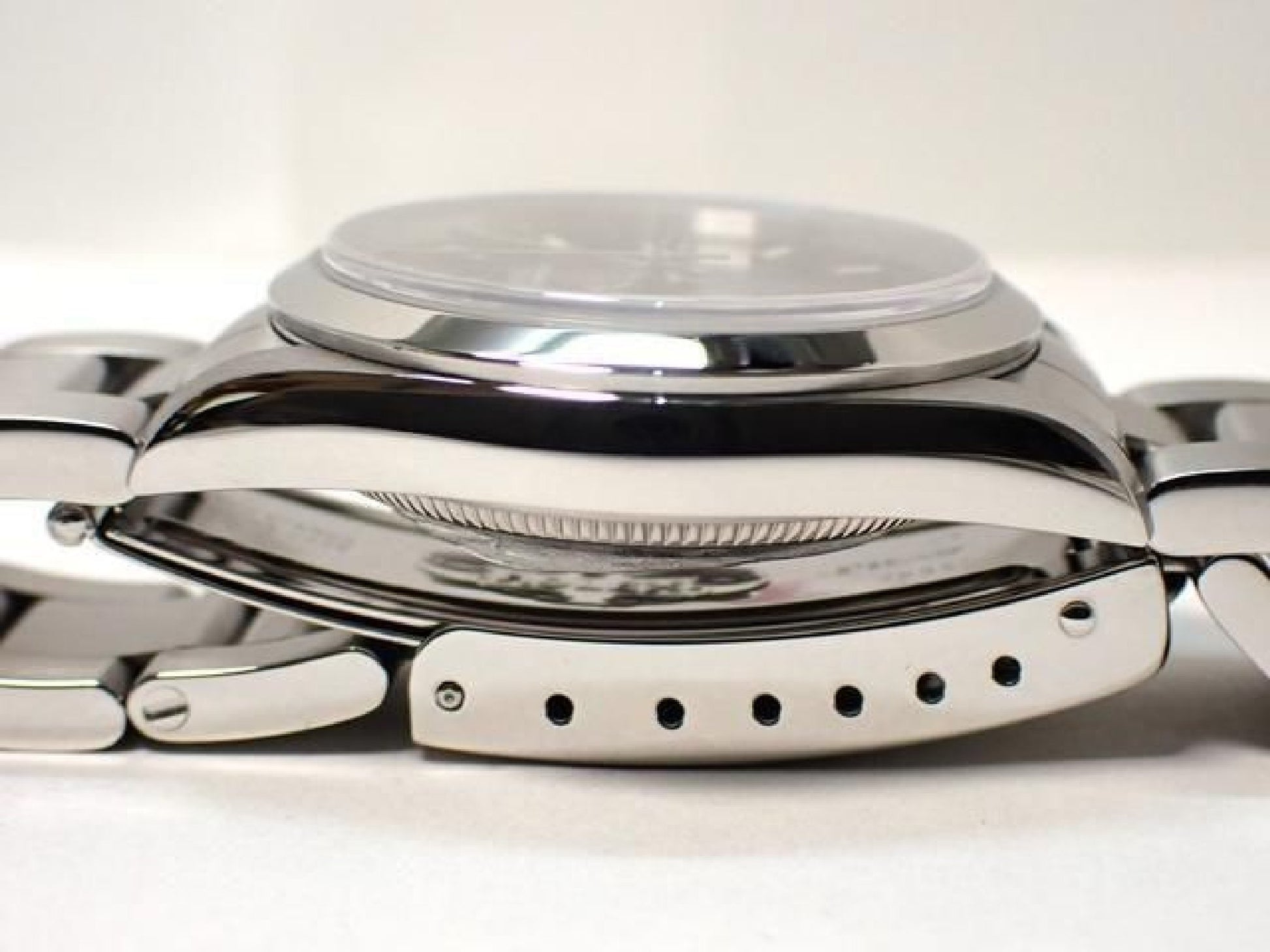 ROLEX Oyster PERPETUAL zwart3 6 9 67480 U-serie '98 Heren 189282561 hannari-shop
