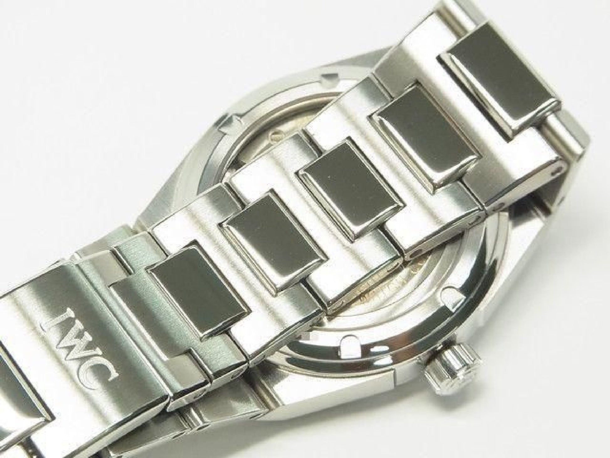 IWC Ingenieur Automatic 40 MM zilver IW322801 saffierglas achterkant heren 189299441 hannari-shop