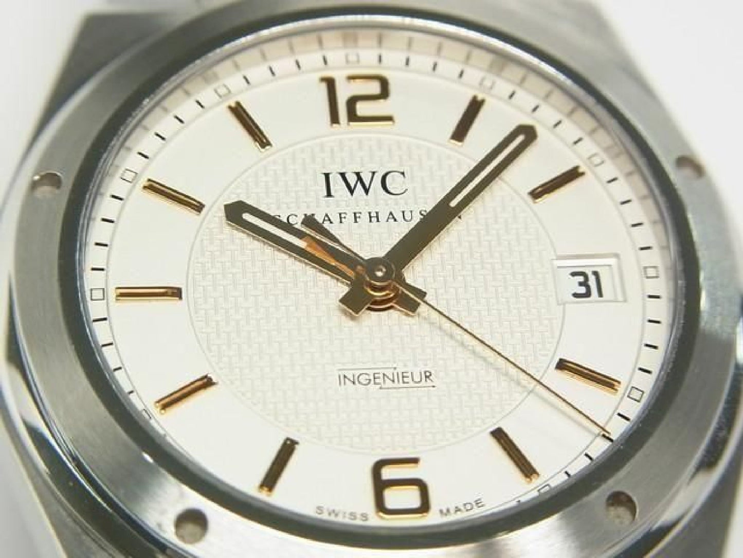 IWC Ingenieur Automatic 40 MM zilver IW322801 saffierglas achterkant heren 189299441 hannari-shop