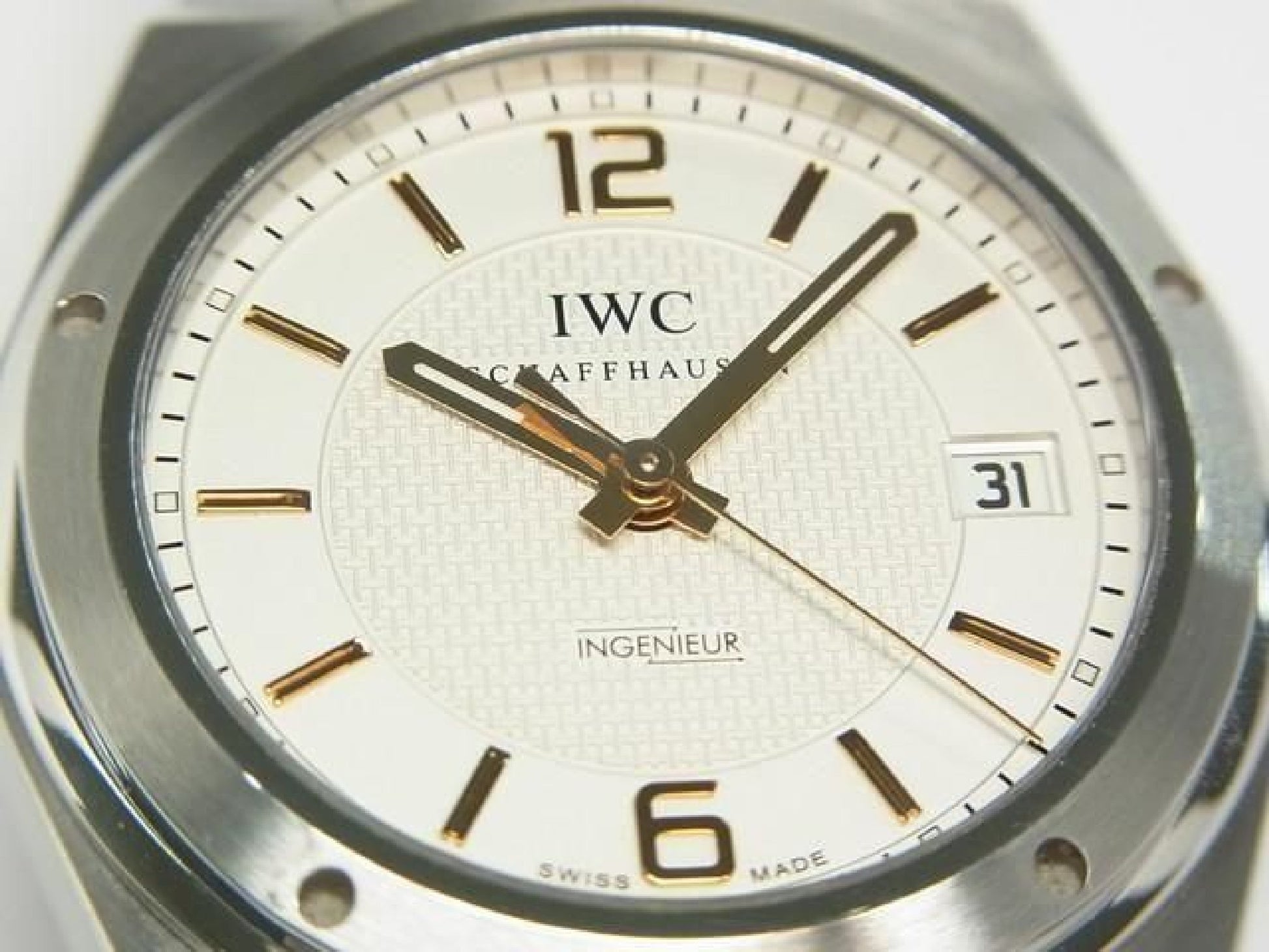 IWC Ingenieur Automatic 40 MM zilver IW322801 saffierglas achterkant heren 189299441 hannari-shop