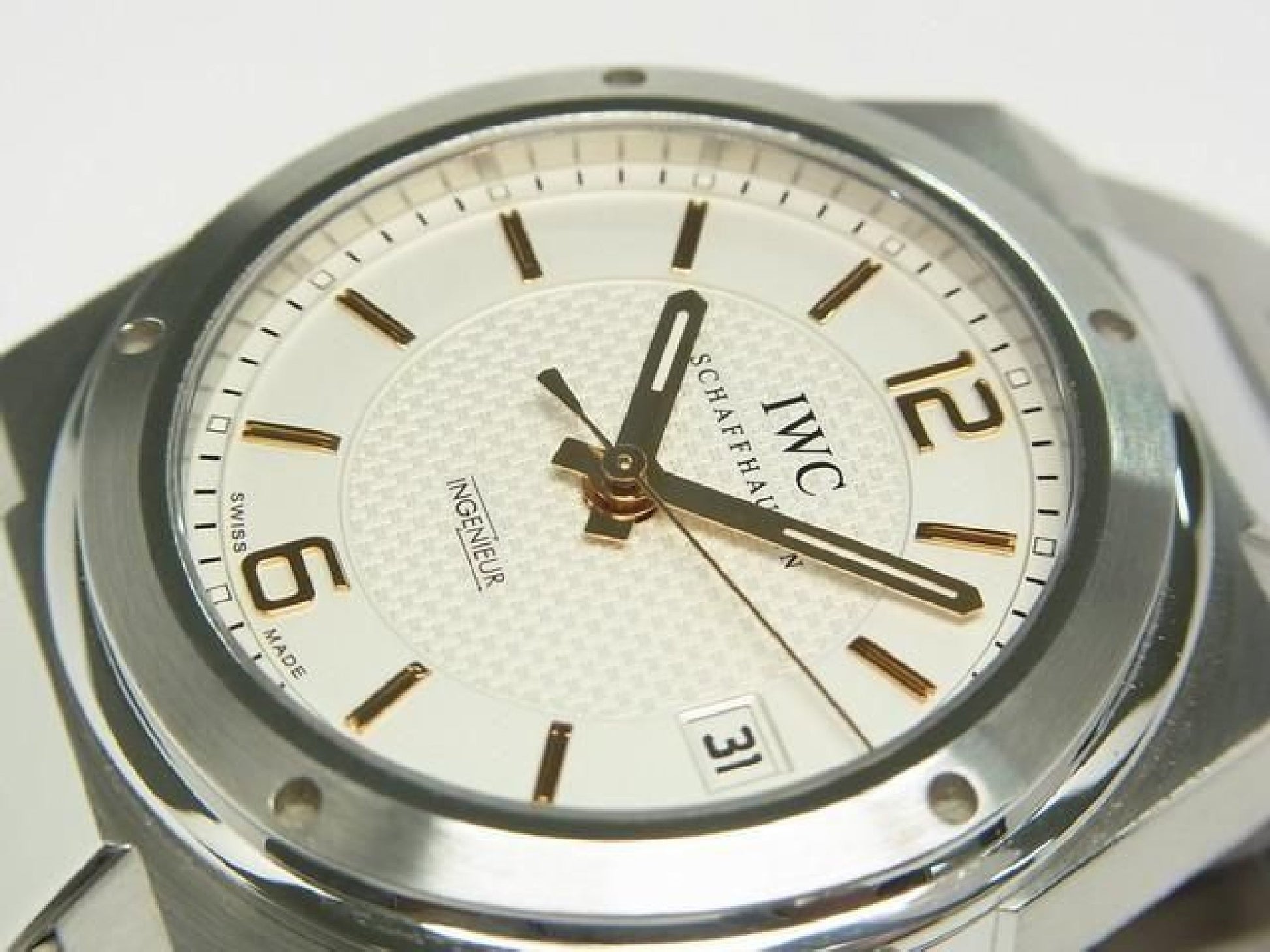 IWC Ingenieur Automatic 40 MM zilver IW322801 saffierglas achterkant heren 189299441 hannari-shop