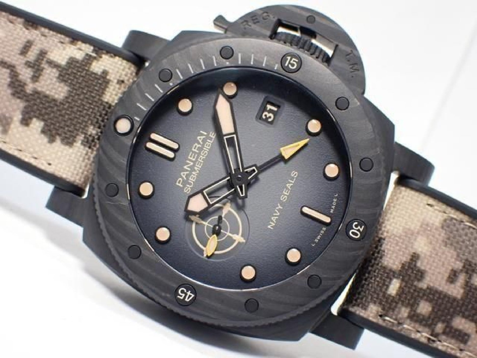 PANERAI Quaranta Quattro GMT Navy Seals Carbotech PAM01513 '25 Mens 189372849 hannari-shop