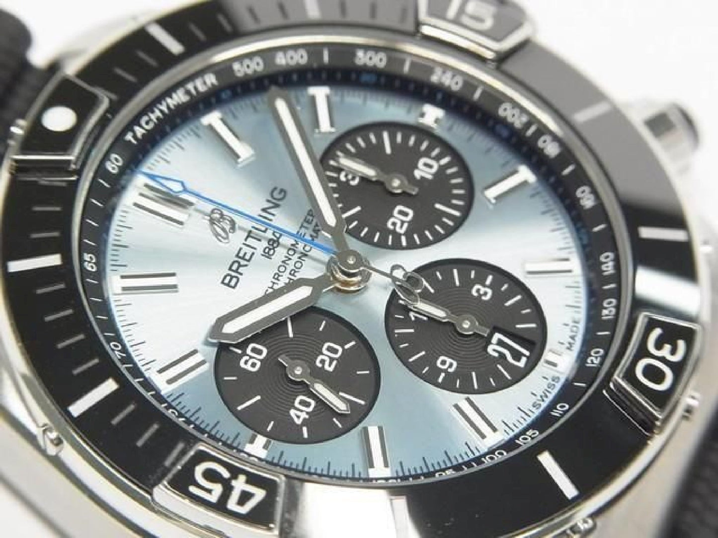 BREITLING Super Chrono Mat B01 44 Ice blue PB0136251C1S1 Mens 190451641 hannari-shop