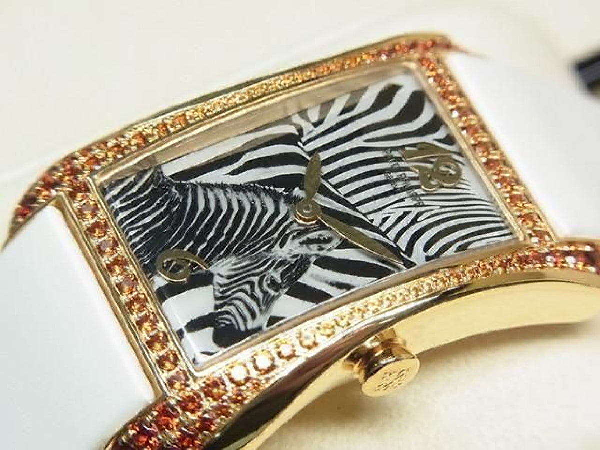 PATEK PHILIPPE Gondolo Serata 18KRG zebramotief 4962/200R-010 heren 190732018 hannari-shop