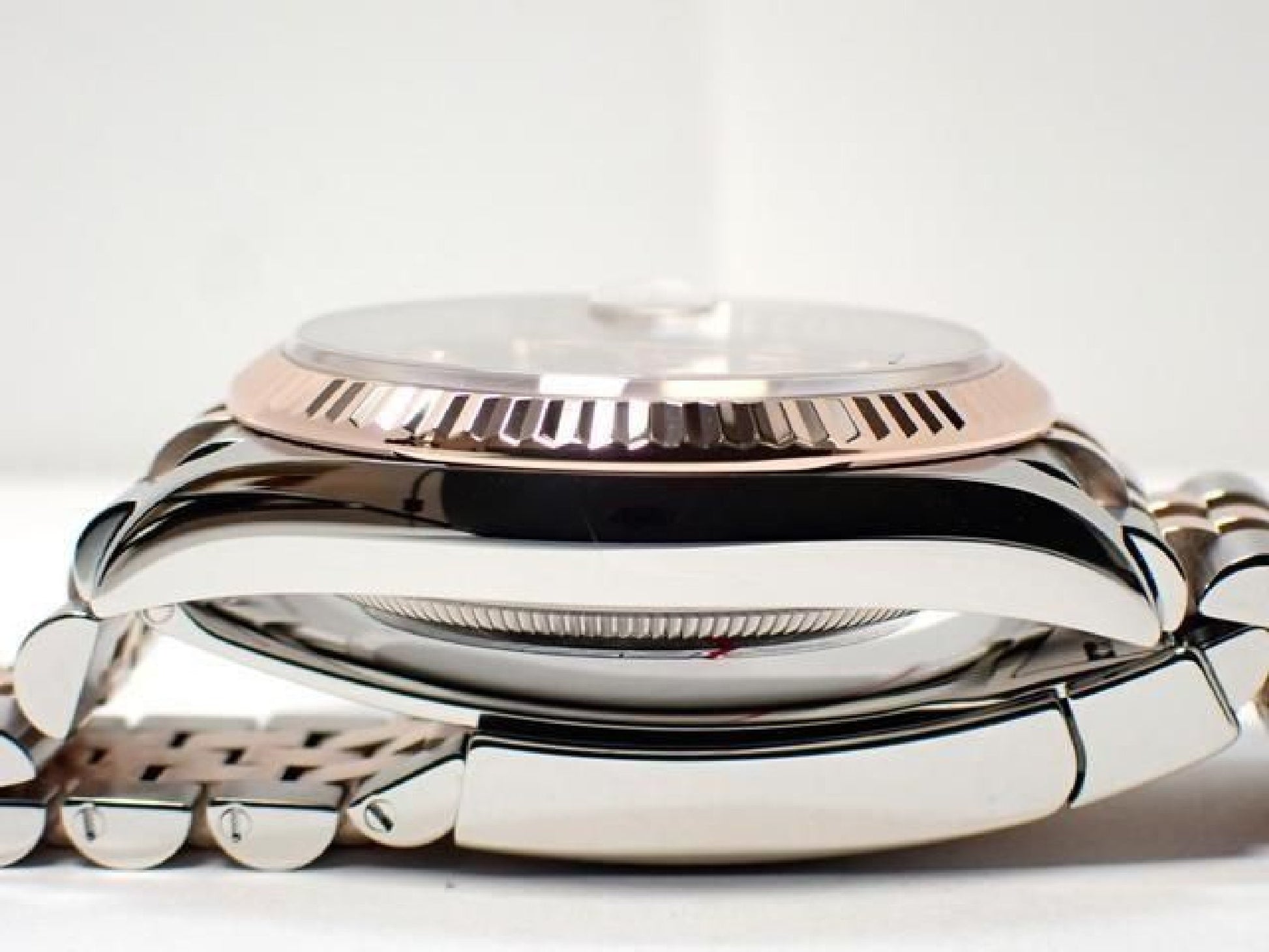 ROLEX Datejust36 zwarte wijzerplaat 10P diamant Jubilee armband '21 Heren 190961312 hannari-shop