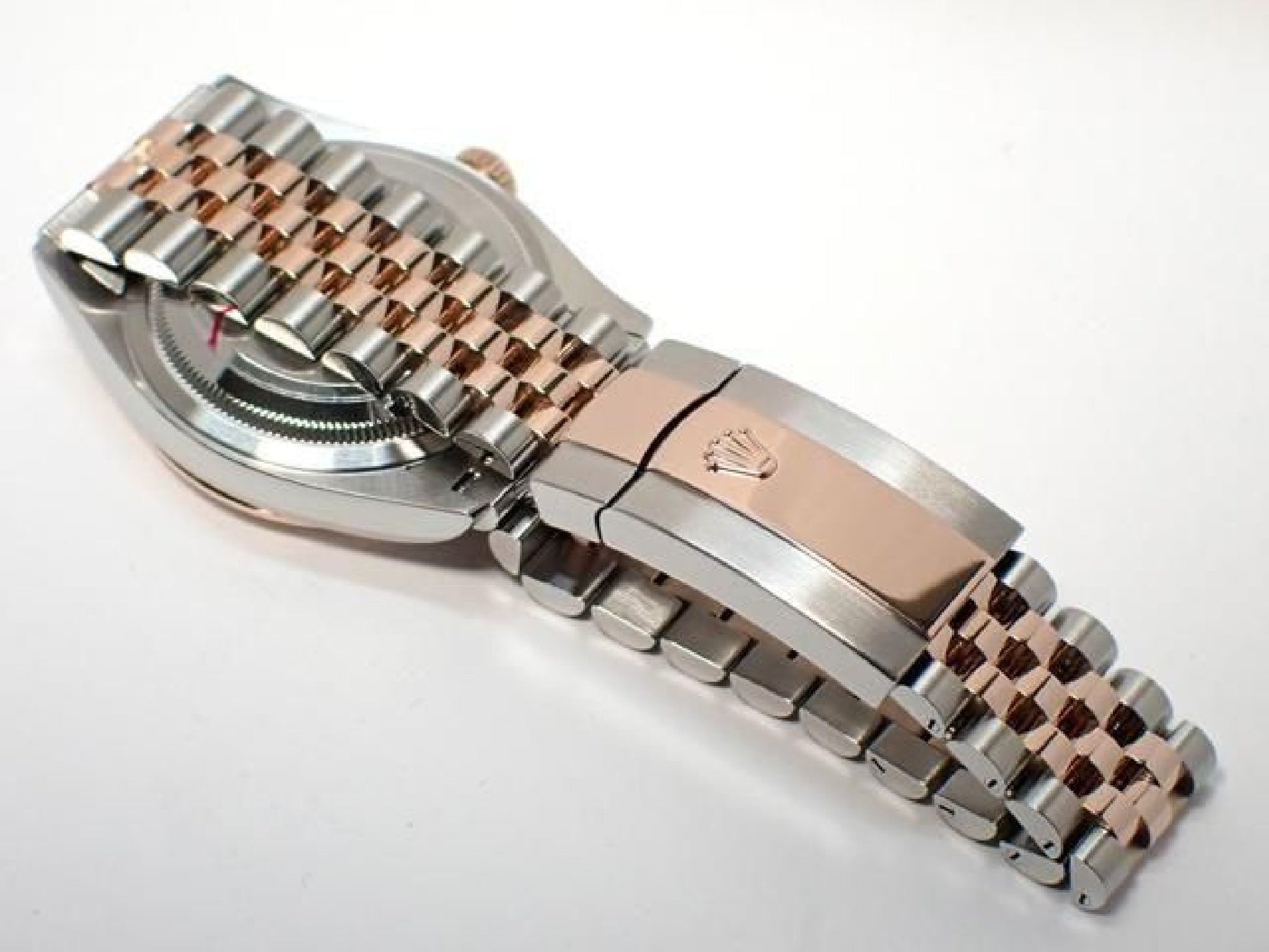 ROLEX Datejust36 zwarte wijzerplaat 10P diamant Jubilee armband '21 Heren 190961312 hannari-shop