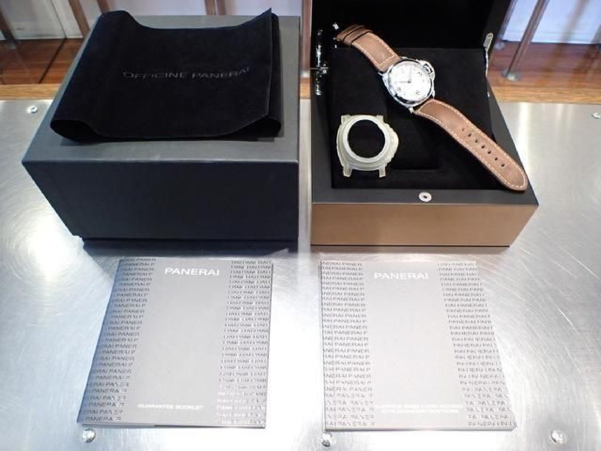 PANERAI Luminor Base logo wit PAM00630 R-serie '15 Heren 191235689 hannari-shop