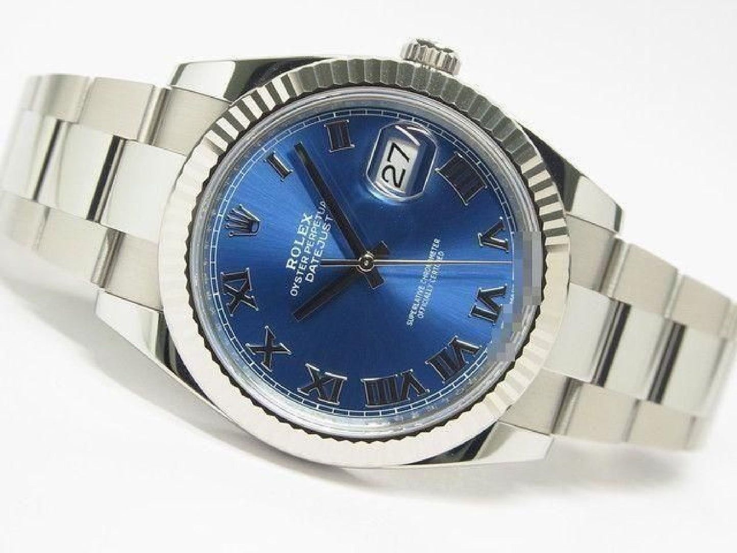 ROLEX Datejust 41 azzurro blue 126334 Oyster Bracelet Mens 191294653 hannari-shop