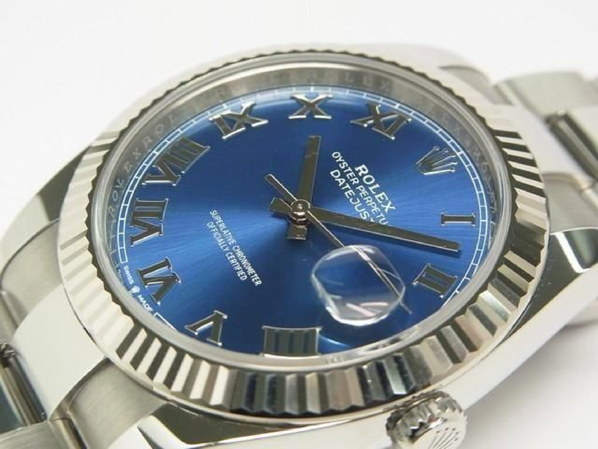 ROLEX Datejust 41 azzurro blue 126334 Oyster Bracelet Mens 191294653 hannari-shop