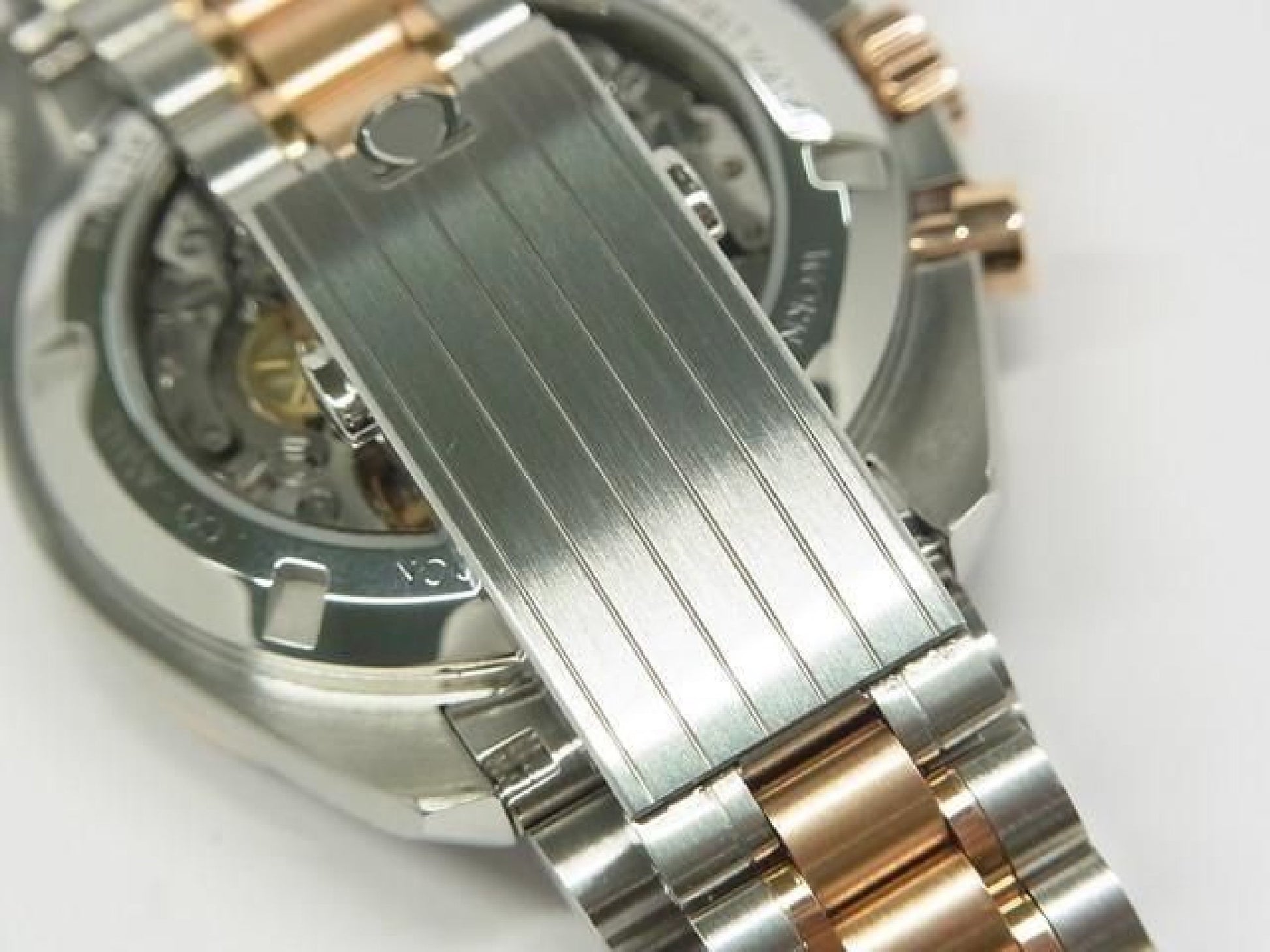 OMEGA Speedmaster moon watch Professional SS x Sedna gold Bracelet & rubber Mens 191397651 hannari-shop
