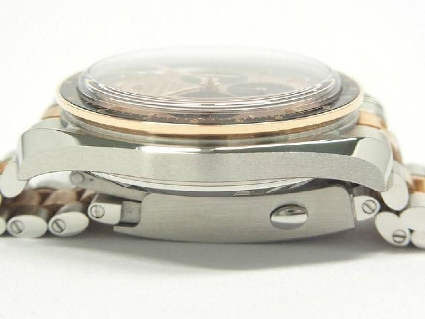 OMEGA Speedmaster moon watch Professional SS x Sedna gold Bracelet & rubber Mens 191397651 hannari-shop