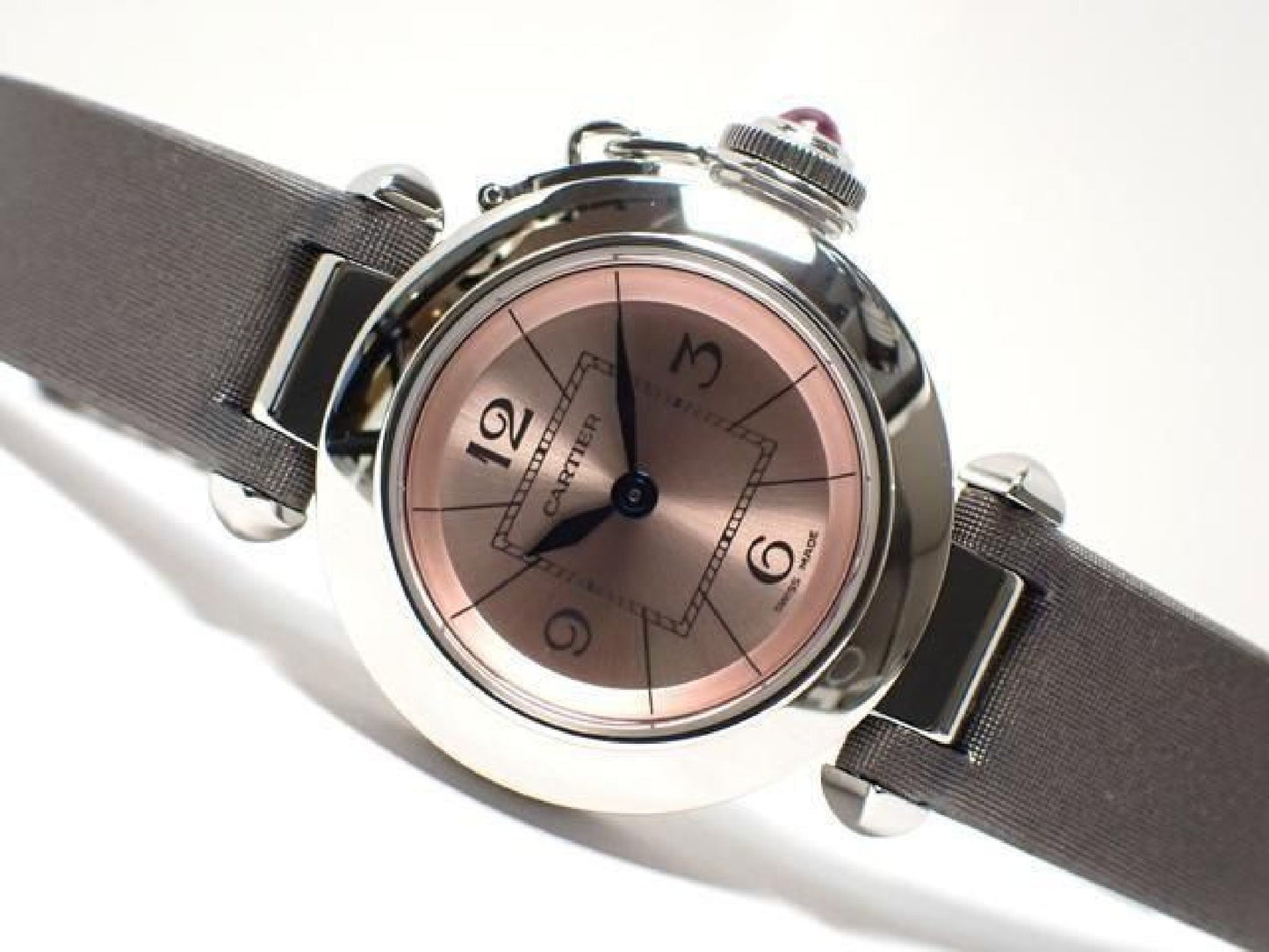 CARTIER Miss Pasha roze quartz W3140026 '19 Dames 191416931 hannari-shop