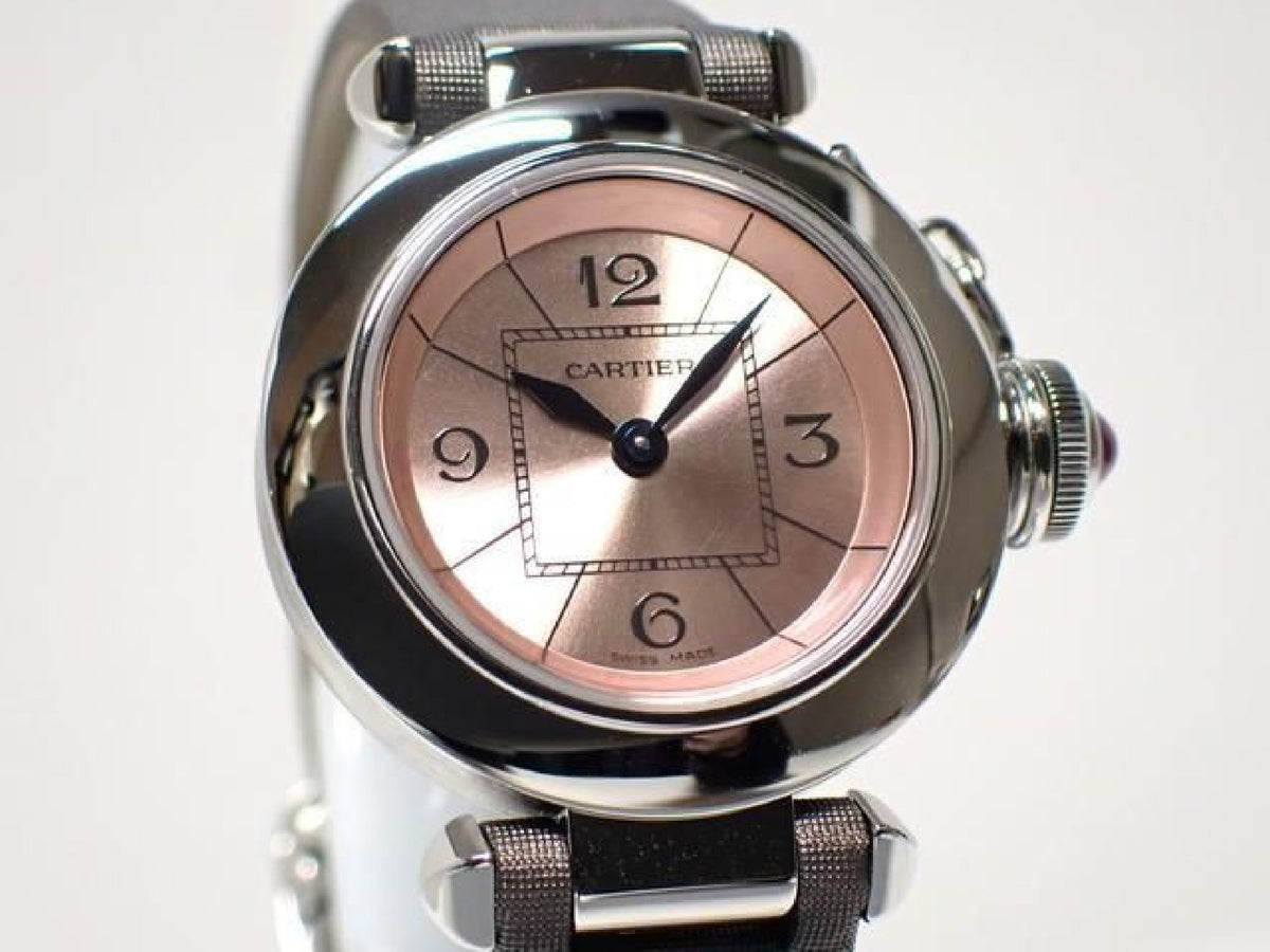 CARTIER Miss Pasha roze quartz W3140026 '19 Dames 191416931 hannari-shop